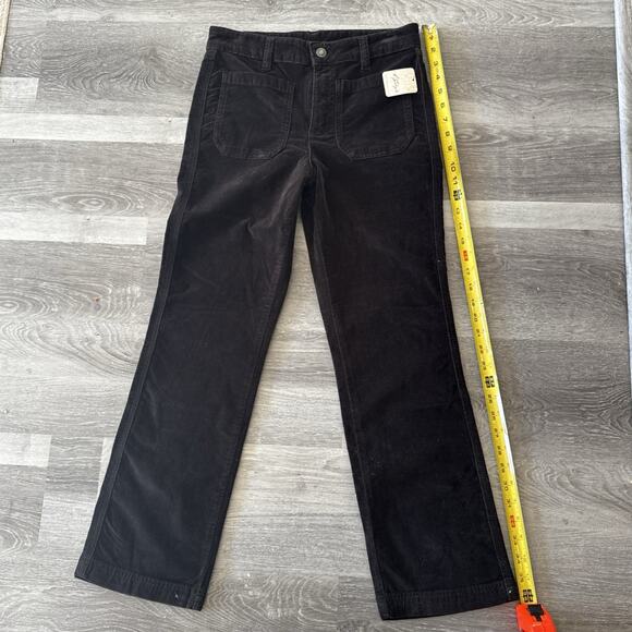 Free People Black Velvet Pants – Women’s Size 4 – NWT - Picture 9 of 11